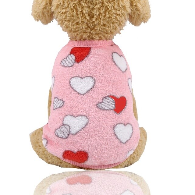 Winter Warm Cartoon Pet Clothes for Small Dogs Cats Soft Fleece Pets Dog Coat Jacket Puppy Clothing Outfits Chihuahua Costume - partest.com