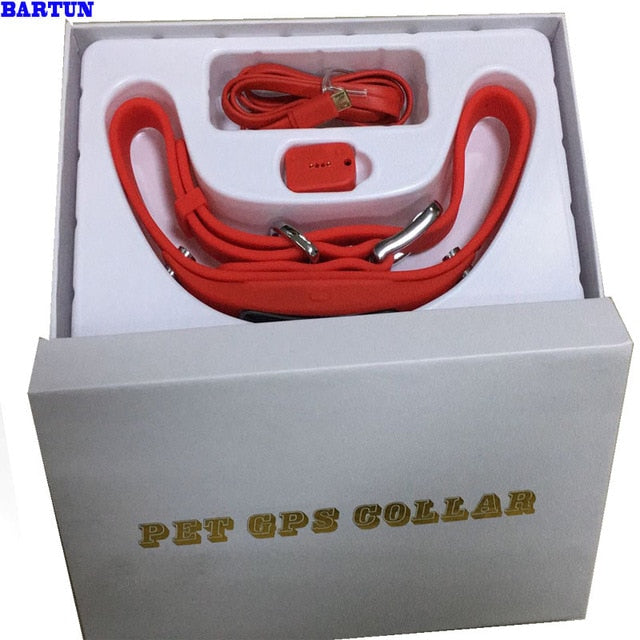 Pet GPS Dog Collar Waterproof Dog Tracker GSM GPRS Silicon gps Cat Collars Locator Pets Products Dropshipping S1 - partest.com