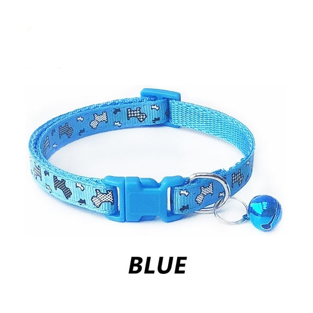 Cat collar with bells products for cats kitten pet leash harness for puppy animal necklace cats products around the neck for pet - partest.com