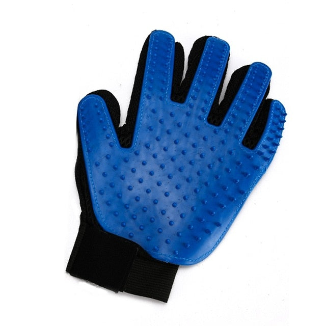 Pet Grooming Glove for Cats Brush Comb Cat Hackle Pet Deshedding Brush Glove for Animal Dog Pet Hair GloveS for Cat Dog Grooming - partest.com