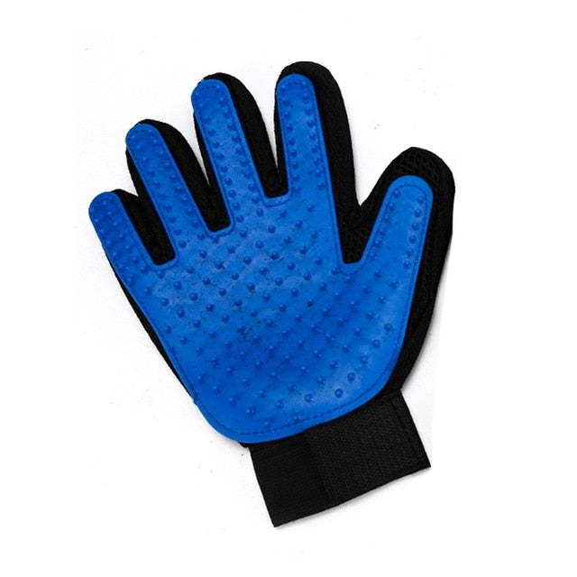 Pet Grooming Glove for Cats Brush Comb Cat Hackle Pet Deshedding Brush Glove for Animal Dog Pet Hair GloveS for Cat Dog Grooming - partest.com