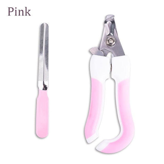 Professional Stainless Steel Cat Nail Trimmer Pet Nail Clipper Cutter Pet Dog Grooming Tools Set with Beautiful Packaging - partest.com