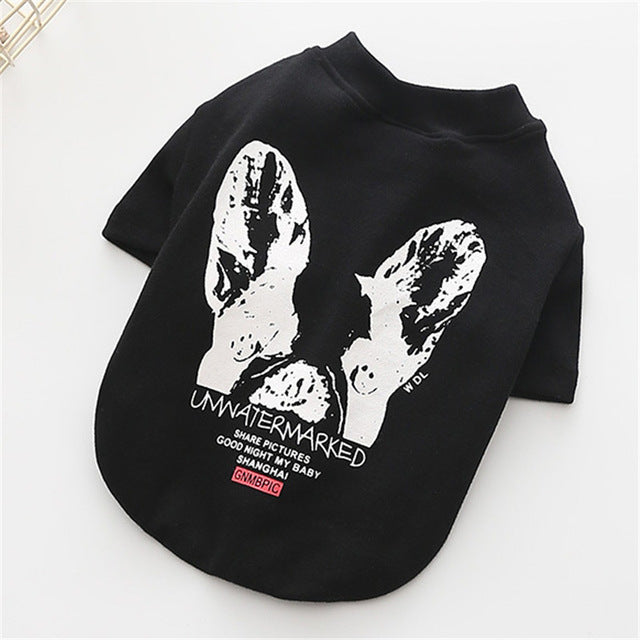 PipiFren Summer Small Dog Shirts In Pets Clothes Chihuahua French Bulldog Costume Dog T-shirt Cats Roupa cachorro Ropa perro - partest.com