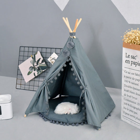 creative dog cat tent bed removable cozy house for puppy dogs cat small animals home products pet supplies foldable pet tents - partest.com